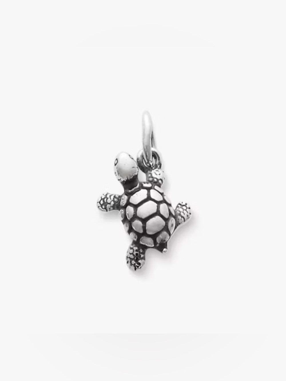 James Avery Turtle Charm Sterling Silver Charm Only CUT LOOP